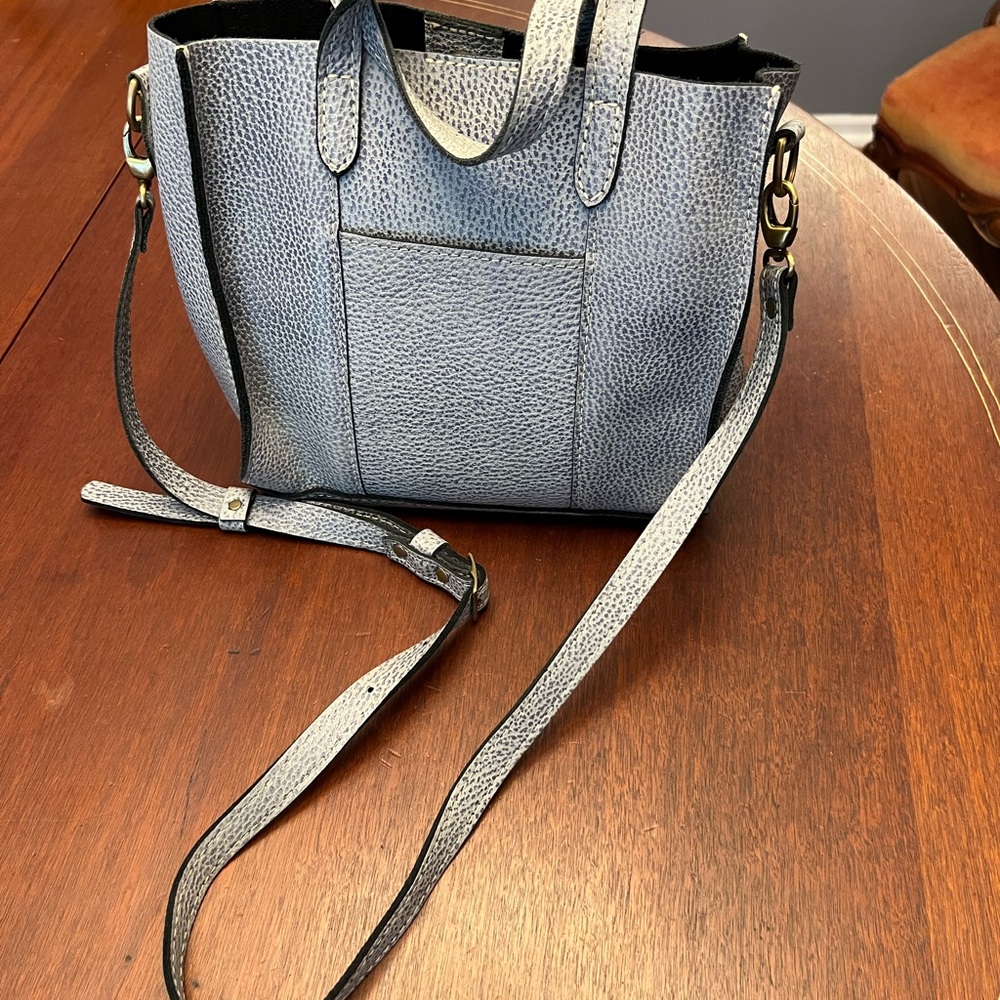Portland Leather Lola Crossbody Classic  Bag with Adjustable Strap Color Fog